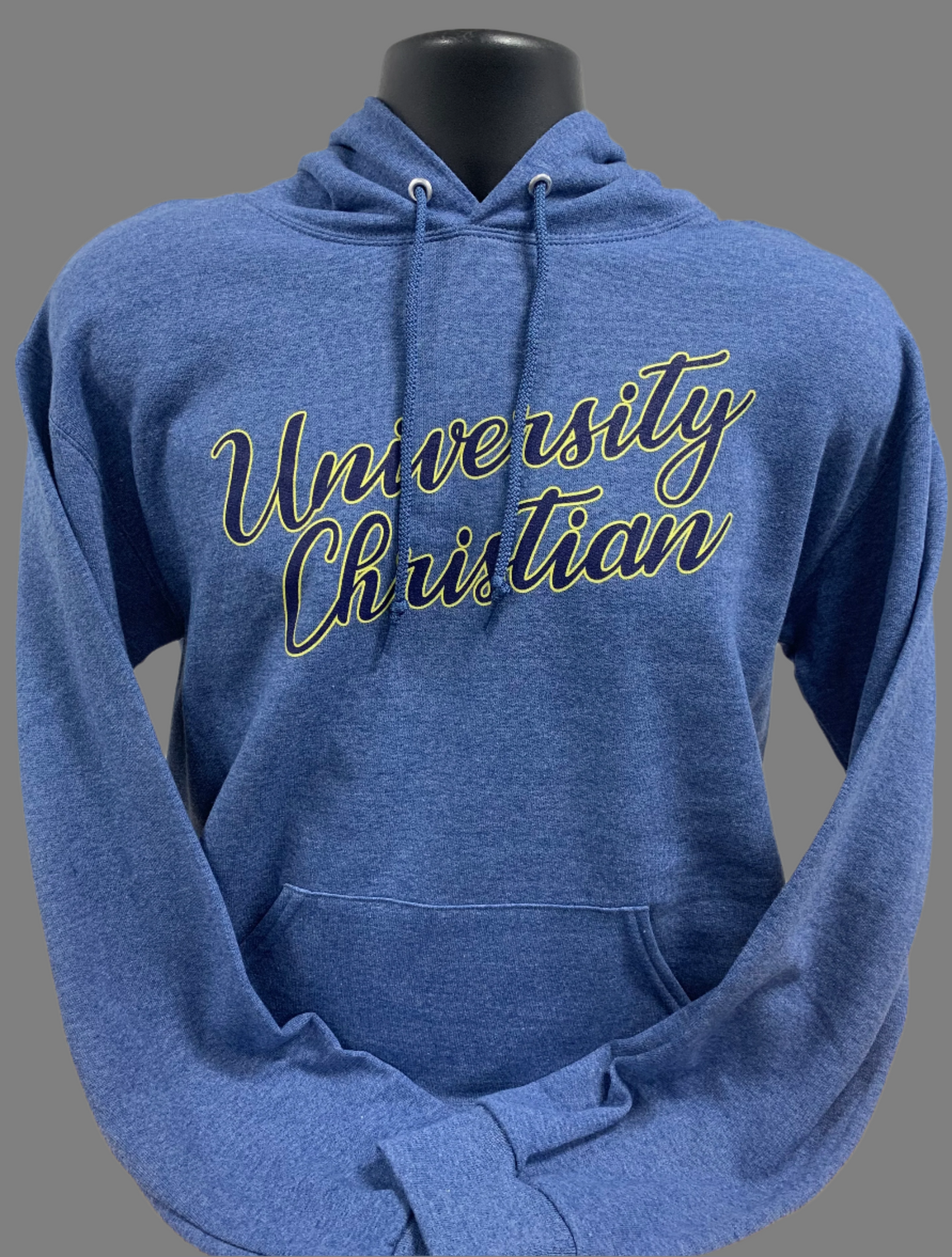 Jerzees Heather Blue Hoodie