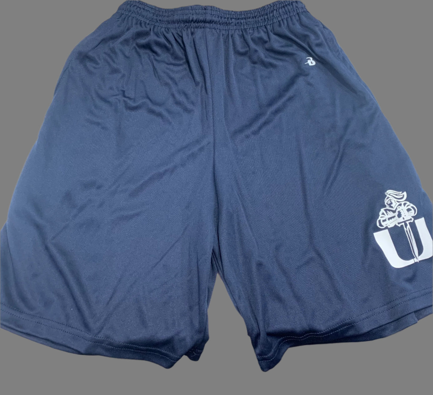 Navy Badger Youth Sport Gym Shorts