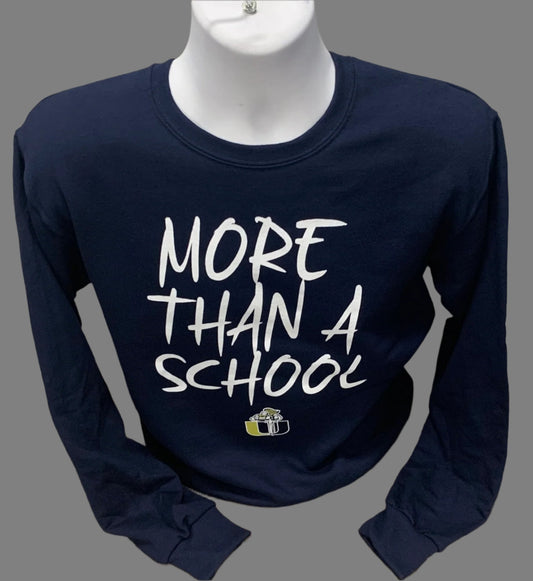 Jerzees Navy More Than A School Crew Neck