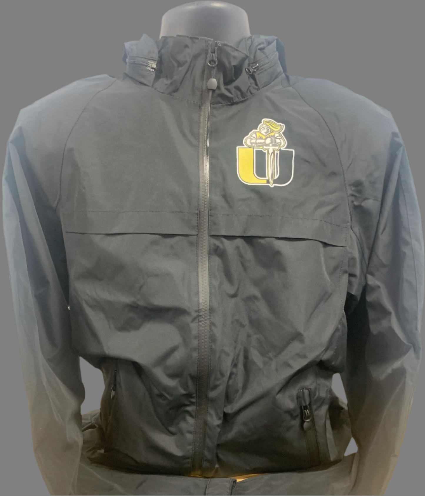 Port Authority Black UC Rain Jacket